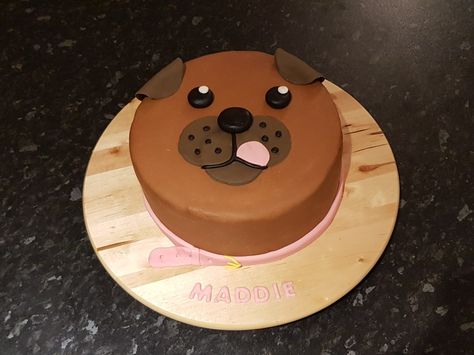 Dog Birthday Cake Easy Dog Shaped Cake, Easy Dog Themed Birthday Cake, Dog Shaped Birthday Cake, Dog Themed Birthday Cake, Birthday Dog Cake, Puppy Birthday Cakes, Bday Themes, Owl Cake, Dog Birthday Cake