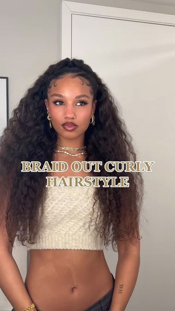 Ashlee West Hairstyle, Ashlee West, Braid Out, Curly Hairstyles, My Hair, Beauty Tips, Beauty Hacks, Curly Hair Styles, Braids