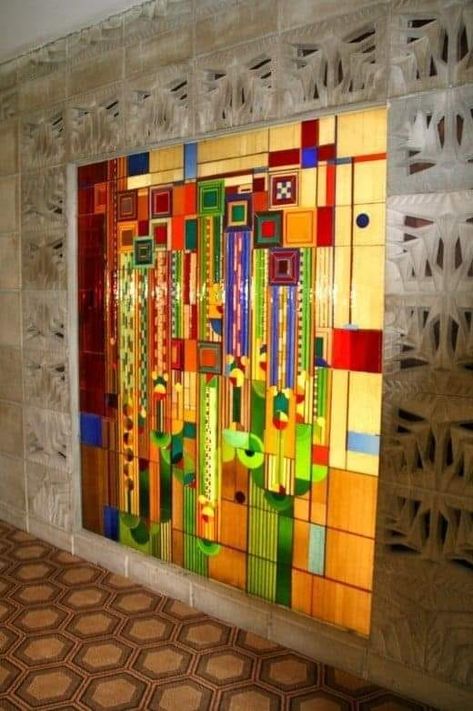 Frank Lloyd Wright Stained Glass, Bell Jars, Arizona Biltmore, Biltmore Hotel, Frank Lloyd Wright Design, Sculpture Modern, Mosaic Stained, Modern Metropolis, Art Stained