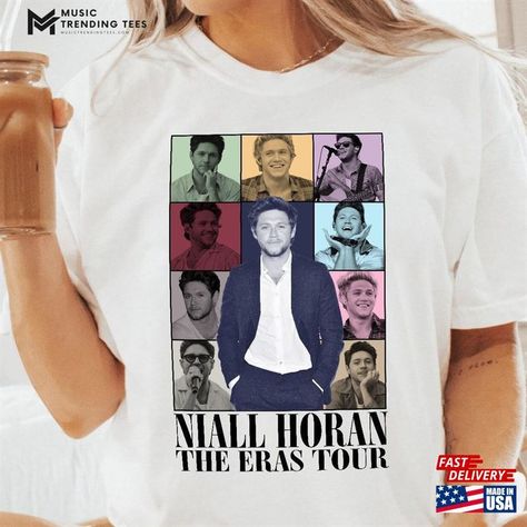 Niall Horan The Eras Tour Shirt 2024 Classic Hoodie Check more at https://musictrendingtees.com/product/niall-horan-the-eras-tour-shirt-2024-classic-hoodie/ Niall Hora, Eras Tour Shirt, Ringer Tee, Tour Shirt, Niall Horan, Music Is, Carolina Blue, Unisex Shorts, Eras Tour