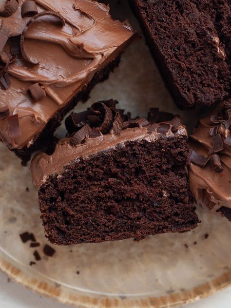 Gluten Free Chocolate Desserts, Nutritious Eating, Nut Free Desserts, Whipped Chocolate Ganache, Chocolate Ganache Frosting, Chocolate Zucchini Cake, Ganache Frosting, Gluten Free Flour Blend, Zucchini Cake