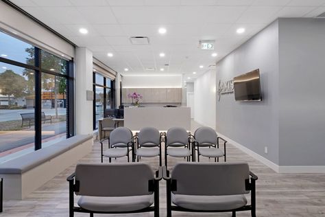 Axis Primary Care, Surrey BC | Medical Office Build Primary Care Clinic Design, Reception Area Design, Surrey Bc, Optimize Space, Clinic Design, Reception Area, Waiting Area, Medical Office, Construction Design