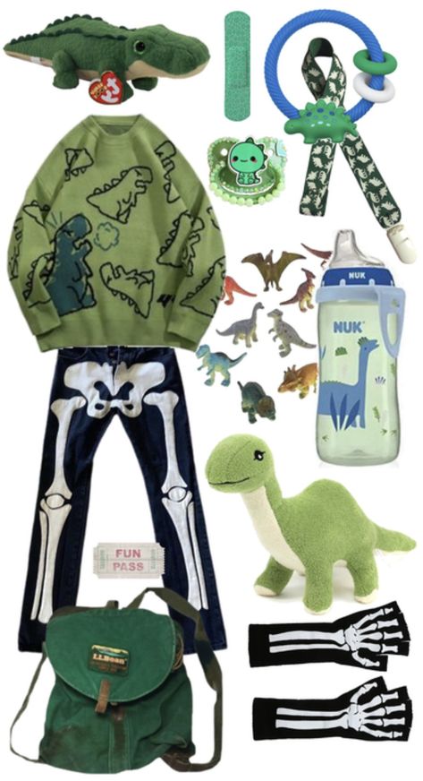 Silly Clothes, Dinosaur Outfit, Cute Pajama Sets, Funky Outfits, Cute Pajamas, Vibe Clothes, Little Outfits, Character Outfits, Dream Clothes