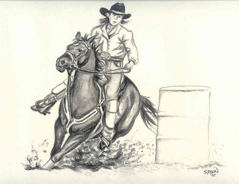 Barrel Racer Clip Art Free | Barrel Racer drawing Racer Drawing, Cowboy Artwork, Western Horseman, Barrel Race, Horse Art Drawing, Horse Magazine, Rodeo Girls, Western Photo, Clip Art Free