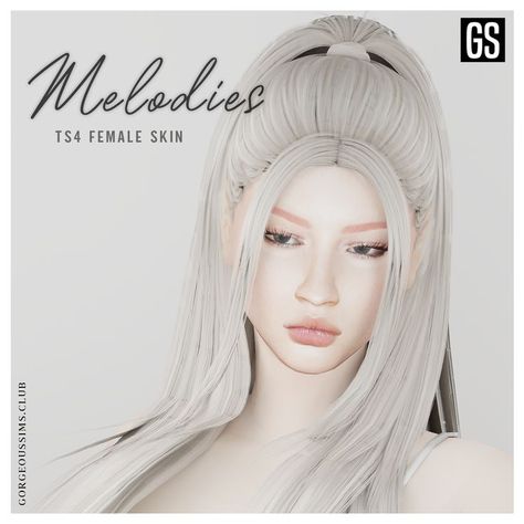 Sims 4 Female Skin Realistic Sims 4 Pale Skin, Sims 4 Cc Albino Skin, Sims Realistic Skin, Female Skin Sims 4 Cc, Sims 4 Cc Skin Details Realistic Eyes, Sims 4 White Skin, Sims 4 Anime Skin, Sims 4 Cc Skin Tones Realistic, Goth Sims 4 Cc Hair