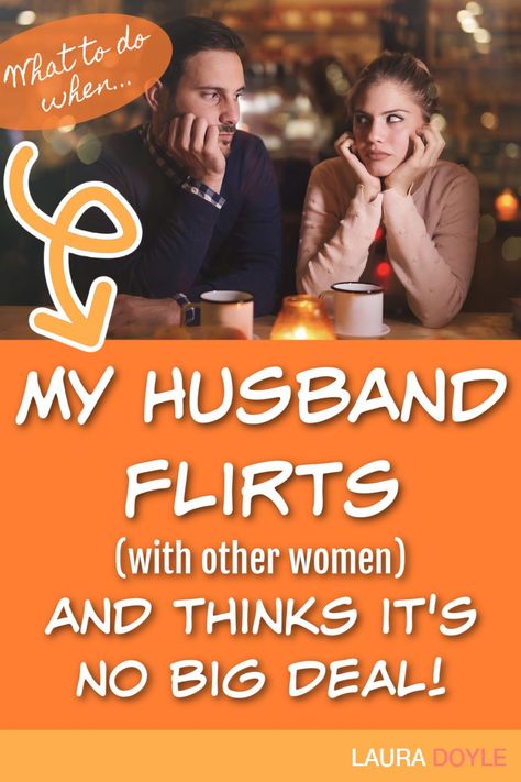 If you have a husband that flirts and thinks it's no big deal, you need this information from Laura Doyle! Ask these four questions. These questions will help you get the respect that you deserve without starting a fight. In the end, find out that he is faithful to you and not constantly wondering if all of the flirting is leading somewhere with other women. Laura Doyle, Flirting With Your Husband, Prayer For My Marriage, He Is Faithful, Love You Husband, Marriage Help, Strong Marriage, Saving Your Marriage, Successful Marriage