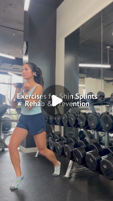 Dr. Gaby Go, DPT, Run Coach on Instagram: "Struggling with shin splints or have a history of shin splints? Try out these strengthening exercises 💪🏽 Shin splints, also known as medial tibial stress syndrome, is characterized by pain along the anterior portion of the shin. Normally when you run your muscles, tendons, & bone tissue experience micro tears that are healed and strengthened with adequate rest and recovery. Without rest and recovery, the micro tears are unable to heal causing inflammation and shin pain ❌ My guide to dealing with shin splints:  Offload to let the inflammation calm down and micro tears to heal! Keep up with aerobic fitness with low impact activities like biking or swimming 🚴🏼  In conjunction with general strengthening, it is SO important to target and strengthen Shin Strengthening Exercises, Shin Splints Taping, Anterior Shin Splints, Bone Tissue, Rest And Recovery, Aerobic Fitness, Health Signs, Shin Splints, The Shins