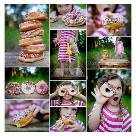 Shop Photoshoot, Donut Photos, Donut Ideas, Mini Photo Sessions, Photography Mini Sessions, Sprinkle Donut, Fun Pictures, Senior Picture Ideas, Cute Ideas