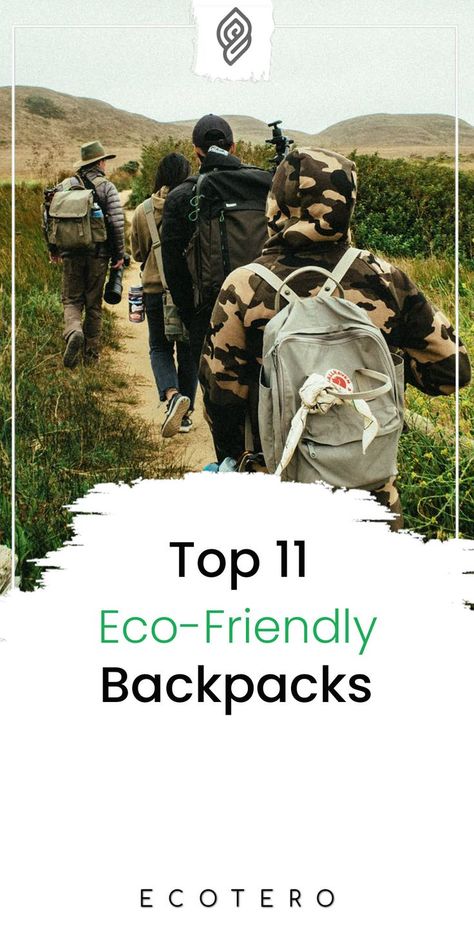 11 of the best eco-friendly backpack brands based on overall quality, material sustainability, and average feedback from eco-conscious backpackers. #ecofriendlybackpacks #bestbackpacks #sustainablebackpackbrands Eco Friendly Backpack, Backpacks For Kids, Sustainable Backpack, Backpacks For School, Sustainable Tourism, Backpack Brands, Sustainable Gifts, Sustainable Lifestyle, Save Earth