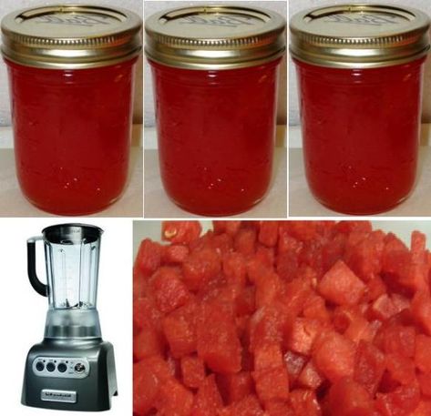 Jelly Watermelon, Watermelon Jam, Matcha Mousse, Canning Jam Recipes, Watermelon Jelly, Canning Fruit, Home Canning Recipes, Jam Recipes Homemade, Canning Jam