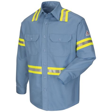 Safety Workwear, Uniform Shirt, Safety Clothing, Uniform Shirts, Gas Industry, Grey Khakis, Work Shirts, Fashion Sewing, Work Wear