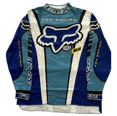 Vintage 90s Motocross Fox RS Racing Jersey Vintage Motocross Jersey, 90s Motocross, Oneal Motocross, Fox Jersey, Fox Motocross, Fox Brand, Racing Jersey, Motocross Jersey, Jersey Fashion