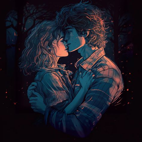 Stranger Things Fanart Ships Robin Y Nancy, Stancy Ship Stranger Things Fanart, Steve X Nancy Fanart, Steve And Nancy Fanart, Stancy Stranger Things, Stancy Ship Stranger Things, Nancy Wheeler Fanart, Steve Harrington Season 1, Steve X Nancy