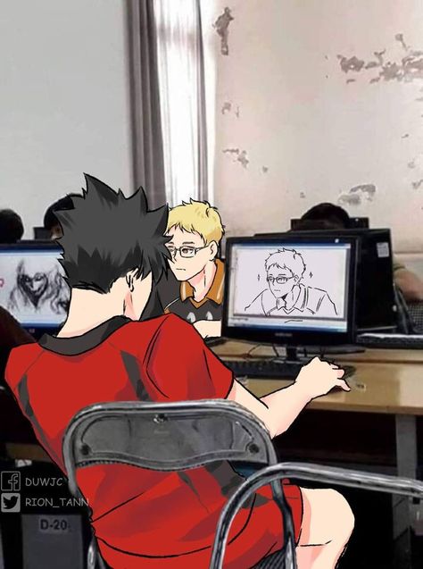 Tsuki X Kuroo, Haikyuu Yachi, Kei Tsukishima, Haikyuu Tsukishima, Haikyuu Meme, Haikyuu Volleyball, Haikyuu Memes, Tsukishima Kei, Kuroo Tetsurou