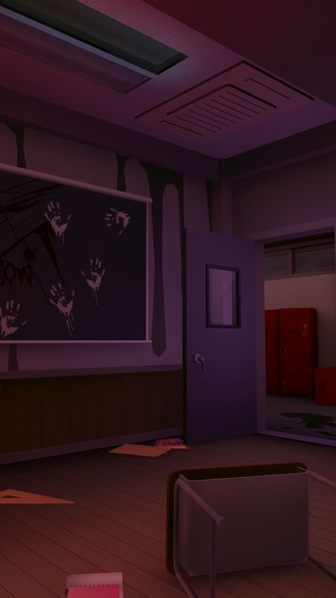 Scary Classroom, Spooky Classroom, Zepeto Wallpaper, Cover Novel, Background Zepeto, Comfort Room, Wattpad Background, Gacha Backgrounds, Chibi Body