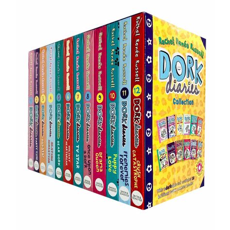 Dork Diaries Series Books 1 - 12 Collection Set by Rachel Renee Russell Adult Fiction Books, Dork Diaries Series, Cheap Books Online, Dork Diaries Books, Dork Diaries, 12 Books, Cheap Books, Series Books, Forever Book