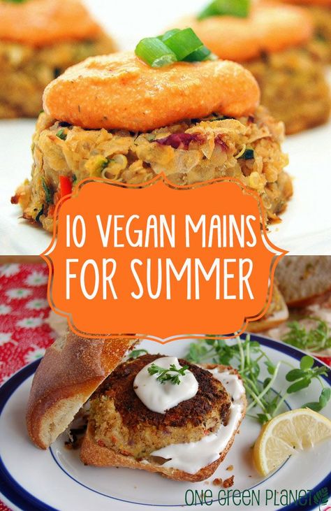 10 Vegan Main Courses for a Refreshing Summer Dinner Vegetarian Easy Recipes, Casserole Vegetarian, Vegan Main Course, Vegetarian Main Course, Brunch Casserole, Vegan Entree, Vegan Recipes Videos, Vegan Main Dishes, Green Planet