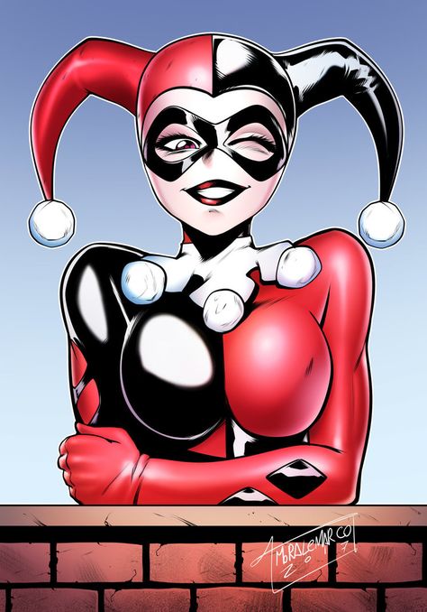 Dc Comics Girls, Harley Quinn Drawing, Harley Quinn Artwork, Harley Quinn Comic, Comic Characters, Arte Dc Comics, Harley Quinn Art, Comics Girls, Batman Joker