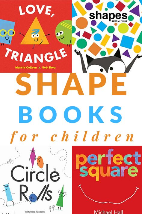 Books About Shapes, Rocco Art, Prek Books, Best Toddler Books, Shapes Lessons, Preschool Stem, Teaching Shapes, Simple Activities, Shape Books