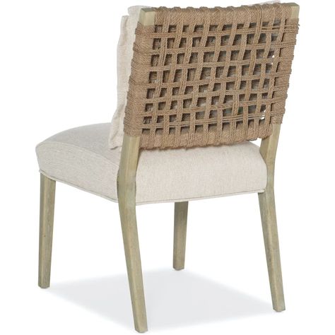 Wakefield Side Chair - Set of 2 - Shades of Light Woven Dining Chairs, Furniture Finishes, Hooker Furniture, Fabric Seat, Casual Dining, Side Chairs Dining, Brown Wood, Side Chair, Dining Room Chairs