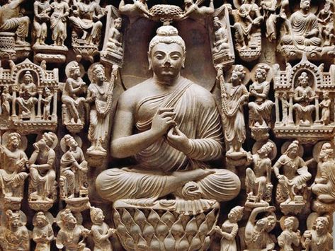 Mathura Buddha stands as the logo of Indian artistry. The art of Mathura Buddha focussed on the serenity as well as powerfulness in the figure of Lord Buddha. Amitabha Buddha, Siddhārtha Gautama, Indian Sculpture, Gautama Buddha, Buddha Sculpture, Ancient India, Buddha Image, Buddha Art, Buddhist Art