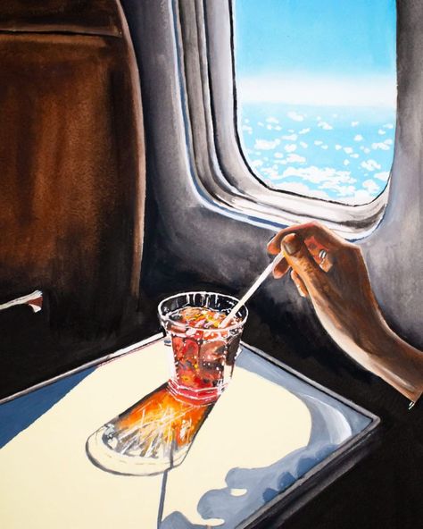 Men Painting, In Airplane, William Eggleston, Airplane Window, Airplane Art, Lukisan Cat Air, Roaring Twenties, Paintings Art Prints, Retro Mid Century