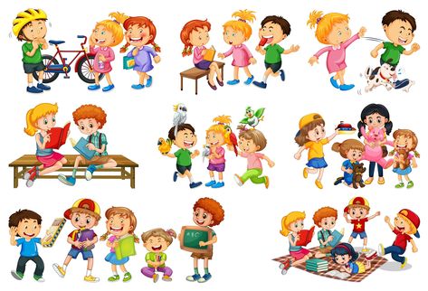 Boy Cartoon Characters, Toys Cartoon, Girl Reading Book, Kids Climbing, Poster Template Design, Girl Cartoon Characters, Galaxy Theme, Theme Background, Happy Boy