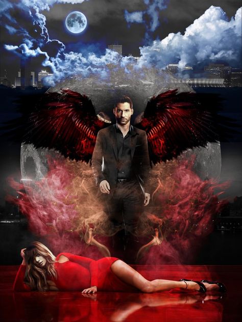 Lucifer Morningstar Wallpaper Hd, Devil Picture, Lucifer Morningstar Wallpaper, Lucifer Devil, Dark Devil, Lucifer And Chloe, Lucifer Chloe, Lucifer Tv Show, Bad Pic