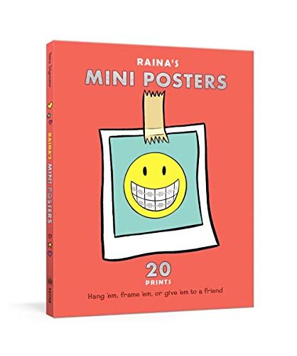 Raina's Mini Posters: 20 Prints to Decorate Your Space at Home and at School #Posters, #Raina, #Mini, #Prints Raina Telgemeier Books, Raina Telgemeier, Social Topics, Mini Posters, So Relatable, Book Wishlist, Sisters Book, Activity Workbook, Real Christmas