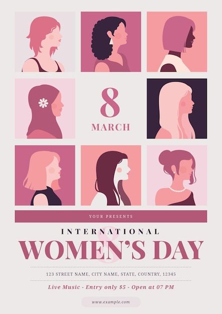 Women Month Poster, International Womans Day Graphic Poster, Womens Day Creative Poster, Womens Month Poster, Woman Day Poster, Woman Day Design Poster, Women Day Illustration, Womens Day Posters Graphic Design, Womans Day Ideas Creative