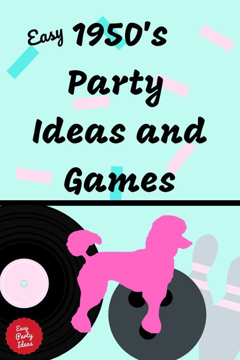 Sock Hop Games Activities, 50s Theme Party Games, 50’s Theme Games, Retro Diner Party Theme, Sock Hop Activities, 1950s Party Games, Grease Party Games, Rockabilly Party Ideas, 50s Party Food