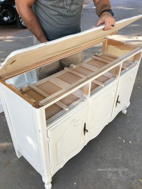 How To Make A Vanity Out Of A Dresser, Custom Bathroom Vanity Storage Ideas, Large Guest Bathroom Ideas, Dresser Turned Vanity, Bathroom Dresser Vanity, Dresser For Bathroom Vanity, Dresser Turned Into Bathroom Vanity, Dresser Into Vanity, Vanity Top Ideas