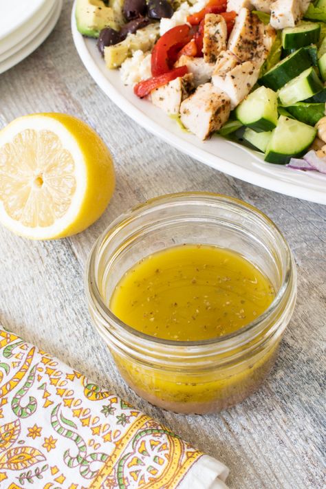 Greek Vinaigrette | For the Love of Cooking Cava Greek Vinaigrette, Easy Greek Dressing, Copycat Cava, Dump Recipes, Greek Vinaigrette, Greek Dressing, Greek Salad Dressing, Dump Meals, Homemade Salad Dressing