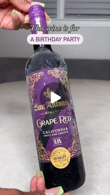 Camille Lang on Instagram: "Hey Sweetheads ✨🍷  It’s time to party! I’ve never had a 16% wine done this amazing! I need to get in the lab with San Antonio and see what they are doing because these are all wins! I’m also willing to bet y’all a dollar that you will love! 🥳  Highlights: 🖤San Antonio Semi-Sweet Grape Red 🖤(served best cold or over ice🧊) 🖤semi-sweet red wine aged to perfection. Beautifully balanced. 🖤16% 🖤$12 🖤By @sanantoniowinery @sanantoniospecialtywines  🖤Found @ local liquor store  My rating: 10/10  Hubby’s rating:10/10   Always remember to drink responsibly, 21+ and up. Are you going to pick this one up?!  #sanantonio #sanantoniowinery #dessertwine #wine #sweetredwine #whitewine #winelover #winetasting #momlife #wifelife #sahm #trendingaudio #winelovers #exploremo Sweet Red Wine, Sweet Red Wines, Drink Responsibly, Red Wines, Good Wine, Sweet Wine, Purple Wine, Aged To Perfection, Liquor Store