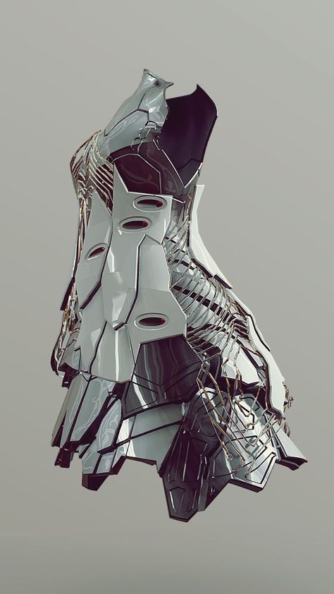 Robot Outfit Ideas, Robot Fashion Design, Cute Cyberpunk Outfits, Robotic Clothing, Robotic Fashion, Mecha Outfit, Space Inspired Outfits, Robotic Clothes, Robot Outfit