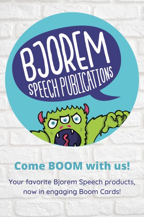 Come BOOM with us! Your favorite Bjorem Speech products are now in engaging Boom Cards. Perfect for teletherapy, distance learning, and in-person speech therapy! #boomcards #bjoremspeech #boomcardsforspeechtherapy Bjorem Speech, Apraxia Of Speech, Childhood Apraxia Of Speech, Speech Pathologist, Language Goals, Behavior Modification, Phonological Awareness, Speech Therapy Activities, Speech Language Pathologists