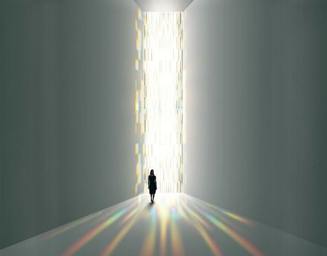 Modern Architecture: Walking Into the Light (5 pics) - My Modern Metropolis Tokujin Yoshioka, James Turrell, Design Master, Open Door, Trondheim, Japan Design, Crystal Prisms, Light And Space, Prisms