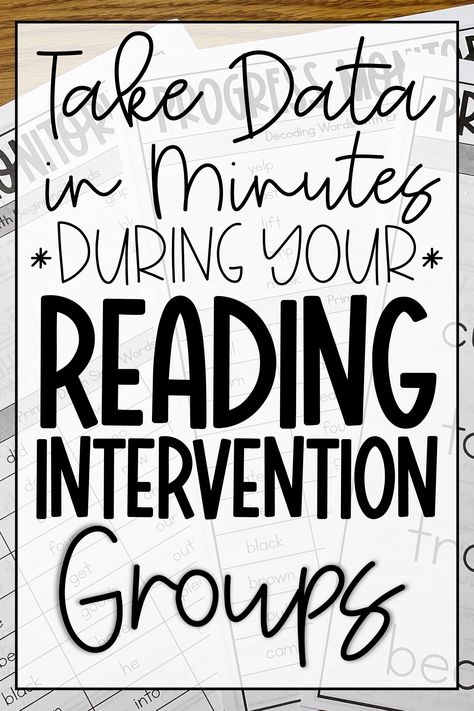 Collecting data for progress monitoring should be EASY! But often times, as special education teachers, progress monitoring is just overwhelming and time-consuming. Let's me it easy by collecting your data DURING your reading intervention groups. Progress monitoring really can happen in minutes! Reading Specialist Classroom, Special Education Resource Teacher, Progress Monitoring Reading, Reading Interventionist, Special Education Reading, Text Dependent Questions, Co Teaching, Special Education Elementary, Teaching Special Education