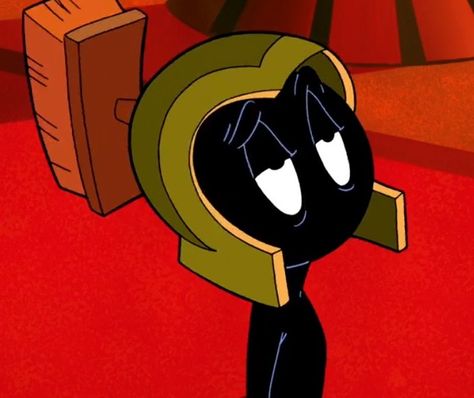 Martian Looney Toons, Marvin The Martian Pfp, Baby Marvin The Martian, Duck Dodgers, Warner Brothers Cartoons, Marvin Martian, Looney Tunes Cartoons, Marvin The Martian, Face Expressions