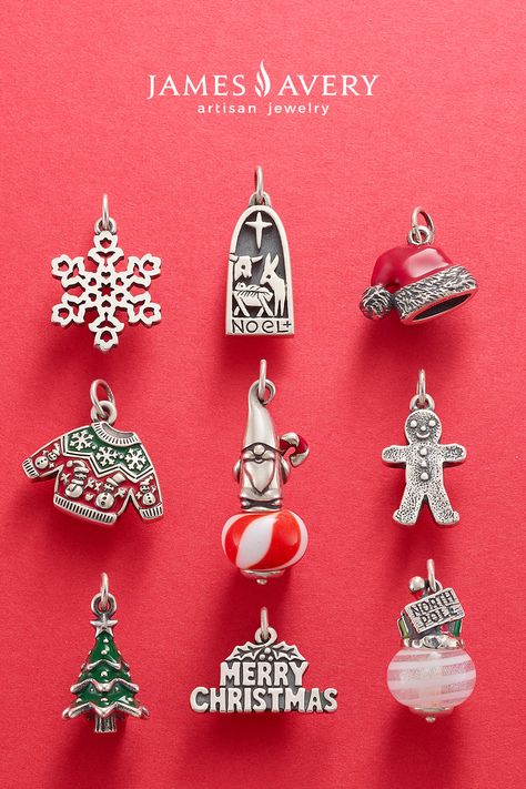 It’s Christmas in July! 🎄 Break out those themed-charm bracelets and add a new favorite or two – or start your holiday shopping early and SAVE with our most charming event of the year! James Avery Charms, James Avery, Christmas In July, Merry And Bright, Christmas Spirit, Cute Jewelry, Initials, Glass Art, Charm Bracelet