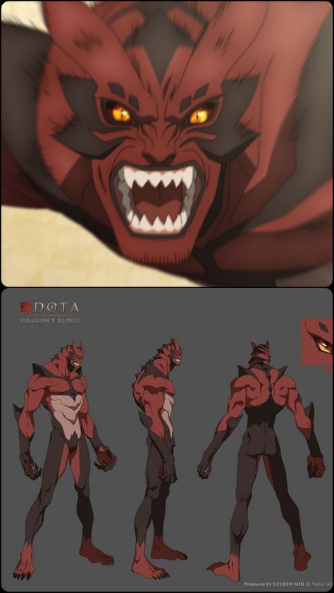 Humanoid Kaiju Concept Art, Dragon Human Hybrid Character Design, Half Dragon Oc, Half Human Half Dragon, Dota Dragon Blood, Monster Humanoid, Dragon Human Hybrid, Humanoid Dragon, Blood Demon