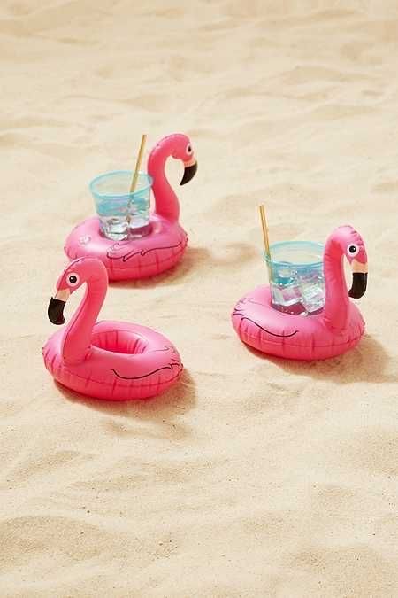 Flamingo Floaties, Glow Ups, Flamingo Cup, Flamingo Drink, Color Bob, Floating Drink Holder, Tropical Pool, Wine Coasters, Beer Holders