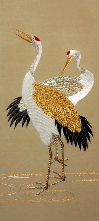 Chinese Embroidery, Sashiko Embroidery, Hardanger Embroidery, Bird Embroidery, Learn Embroidery, Japanese Embroidery, Types Of Embroidery, 자수 디자인, Silk Ribbon Embroidery