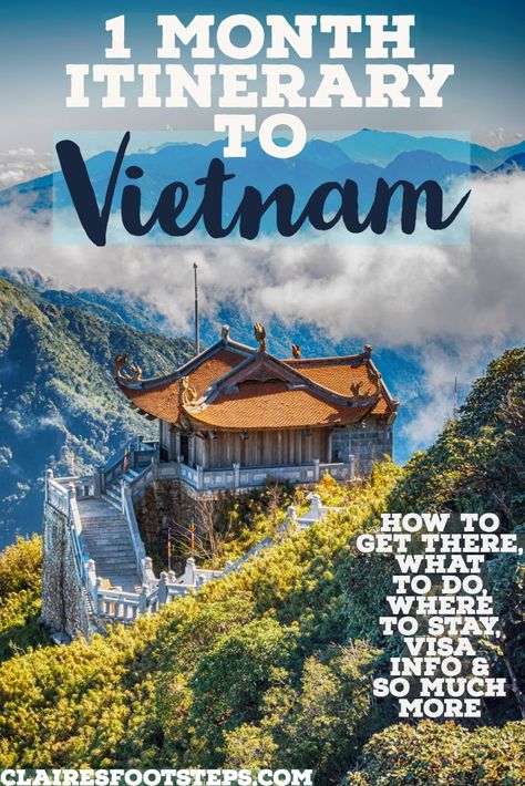 Here is your ultimate travel guide to Vietnam. If you need any travel tips, you're in the right place. Here are the top tips for a 1 month Vietnam itinerary. Don't miss out on what to do, where to stay, how to get your visa, the best places to see and eat, etc. All of your Vietnam travel tips are here in one place. No stop missed in your month long trip around Vietnam. #vietnam #traveltips #itinerary Vietnam Itinerary 1 Month, Vietnam Destinations, Vietnam Tourism, Vietnam Trip, Vietnam Itinerary, Vietnam Backpacking, Asia Trip, Vietnam Voyage, Travel Vietnam