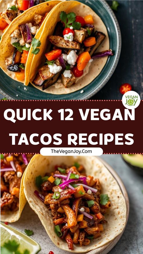 Taco night, vegan style: 12 recipes that'll please everyone at the table Vegan Taco Bar Ideas, Taco Bar Ideas, Tempeh Tacos, Jackfruit Carnitas, Bbq Pulled Jackfruit, Vegan Tacos Recipes, Jackfruit Tacos, Chickpea Tacos, Tacos Recipes