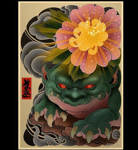 Anime Tats, Japanese Inspired Art, Pokemon Realistic, Pokemon Sketch, Pokemon Poster, Japanese Art Styles, Pokemon Tattoo, Anime Tattoo, Japanese Folklore