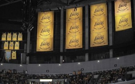 Bleacher Report Lakers Championship Rings, Championship Banner, Lakers Championships, Bleacher Report, Championship Rings, Fox Sports, Bleachers, Security Guard, College Sports