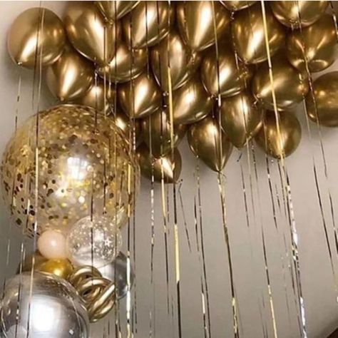 Wedding Ballons, Party Decorations Kids, Confetti Birthday Party, Glitter Balloons, Gold Confetti Balloons, Confetti Birthday, Metallic Balloons, Balloon Pump, Balloon Backdrop