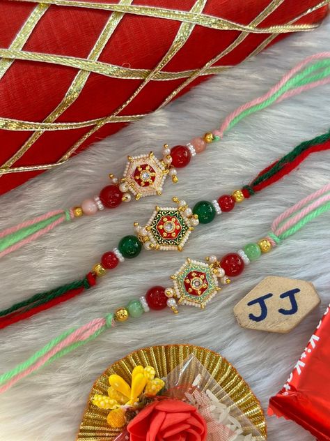 Rakhi 2024, Handmade Rakhi Designs, Trousseau Packing, Rakhi For Brother, Rakhi Design, Handmade Rakhi, Packing Ideas, Gifts, Quick Saves