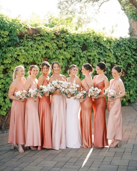 Napa Wedding Photographer (@willowandben) • Instagram photos and videos Blue Bridesmaid Dress, Napa Wedding, Fairy Wedding, Pink Bridesmaid Dresses, Green Bridesmaid, Bridesmaids And Groomsmen, Wild Roses, Pink And Green, Color Schemes